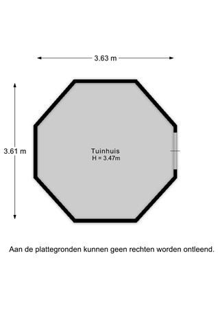 Floorplan - Cattenbroekerdijk 26A, 3461 BC Linschoten